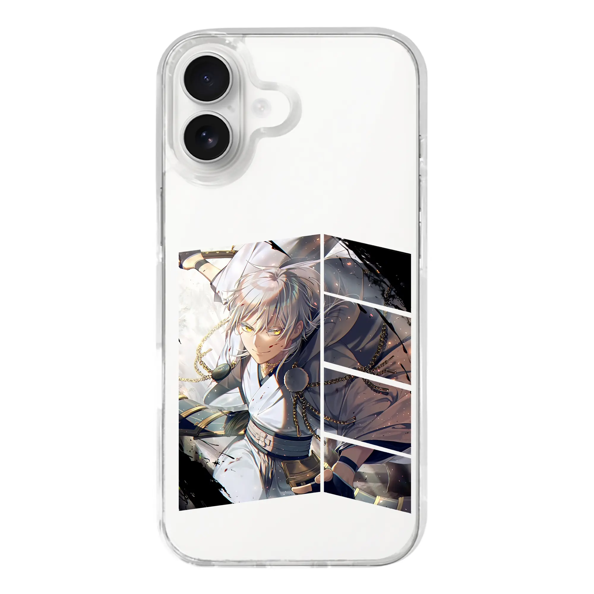 刀剣乱舞 グッズ,鶴丸国永 - iPhone 17シリーズ 透明スマホケース – 薄型・耐衝撃・精密フィット保護カバー